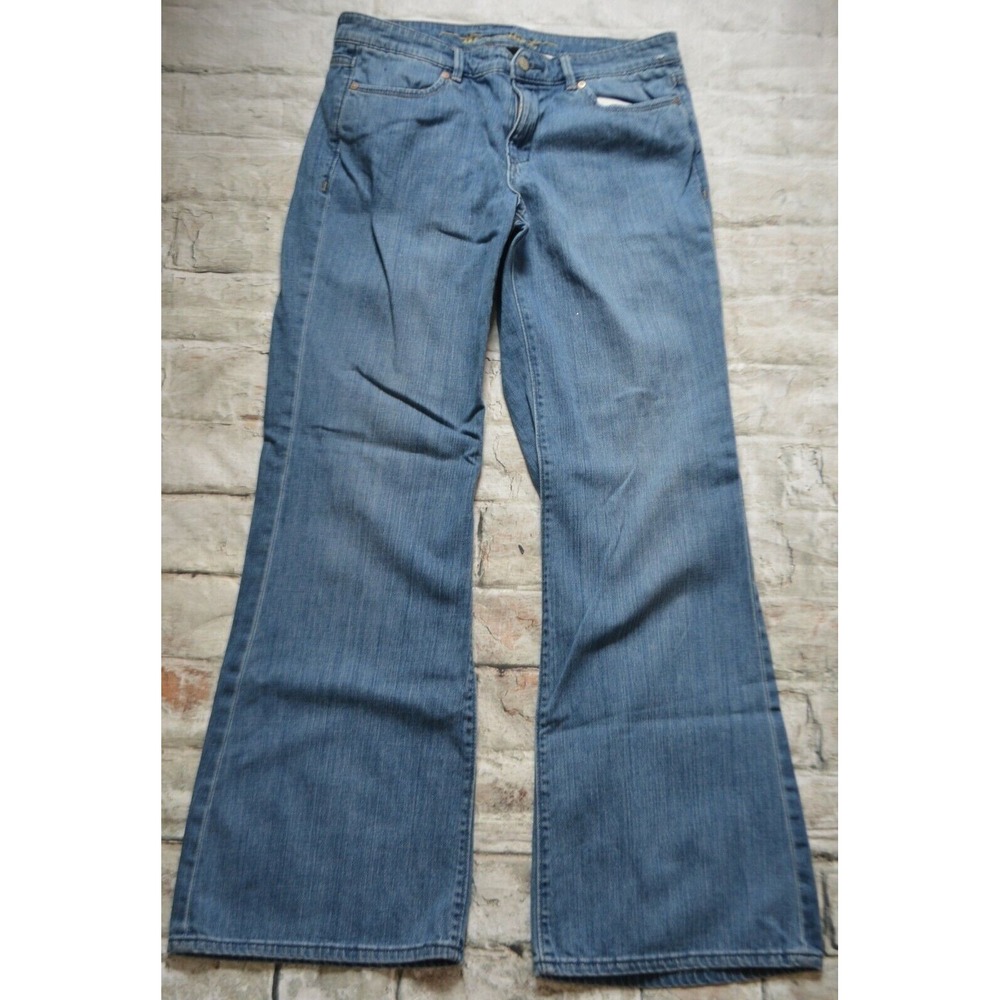 Old Navy‎ Womens Blue Denim Jeans Size 8 Sweetheart Flare Retro 80's